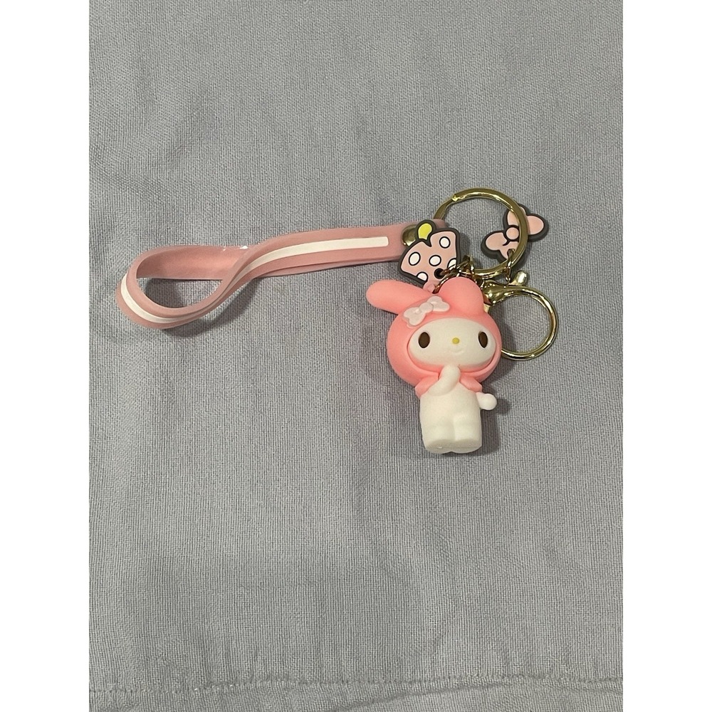 NEW Sanrio Hello Kitty My Melody Action Figure Keychain Bag Charm Key Ring